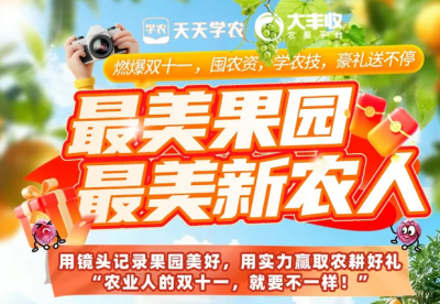 丰农控股2025年 &ldquo;最美果园&rdquo;&ldquo;最美新农人&rdquo; 评选活动启动，助力农业风采展示