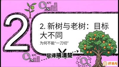 第3节：【春肥策略】开春底肥：新树&ldquo;扩版图&rdquo;，老树&ldquo;点引擎&rdquo;，课程：《柑橘底肥&ldquo;翻身账&rdquo;：从改土到高产的实战全书》