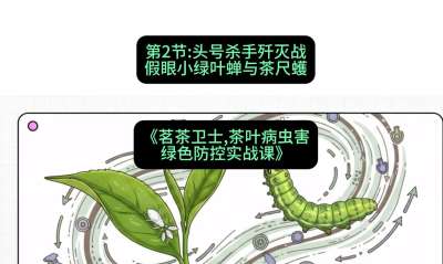 第02节：头号杀手歼灭战&mdash;&mdash;假眼小绿叶蝉与茶尺蠖，课程：《茗茶卫士&mdash;&mdash;茶叶病虫害绿色防控实战课》#识农AI