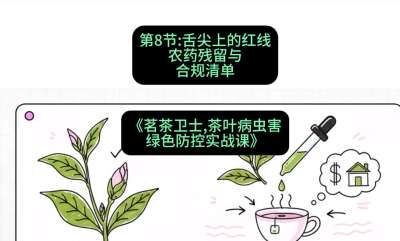 第08节：舌尖上的红线&mdash;&mdash;农药残留与合规清单，课程：《茗茶卫士&mdash;&mdash;茶叶病虫害绿色防控实战课》#识农AI