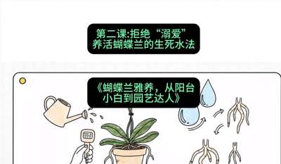 第二节：拒绝&ldquo;溺爱&rdquo;：养活蝴蝶兰的生死水法，课程：《蝴蝶兰雅养六讲：从阳台小白到园艺达人》#识农AI